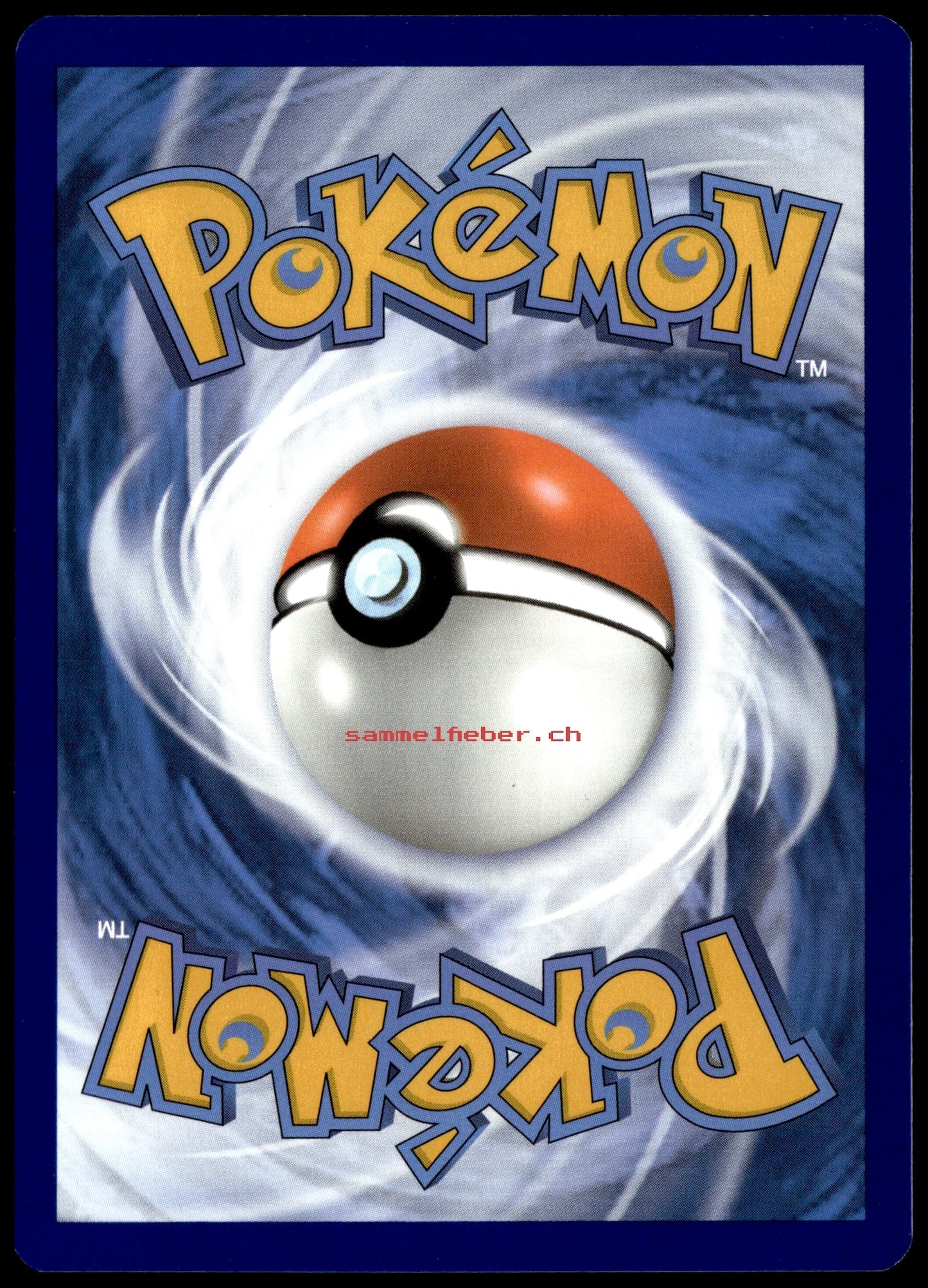Rückseite Einzelkarte sammelfieber.ch Zapdos Englisch