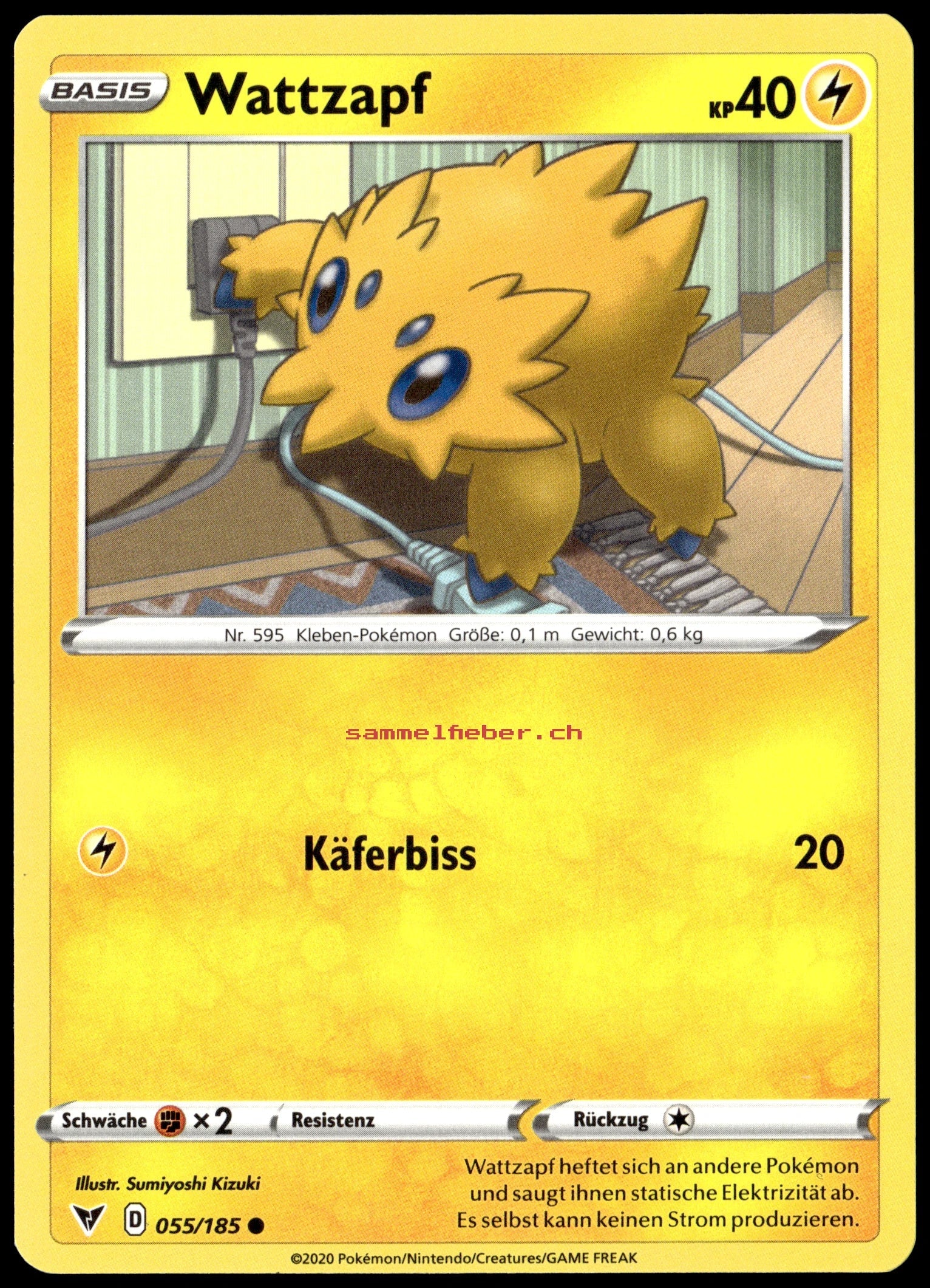 Pokmon Joltik Basic Near Mint (NM) German Sammelfieber Pokmon Joltik Basic Near Mint (NM) German Sammelfieber