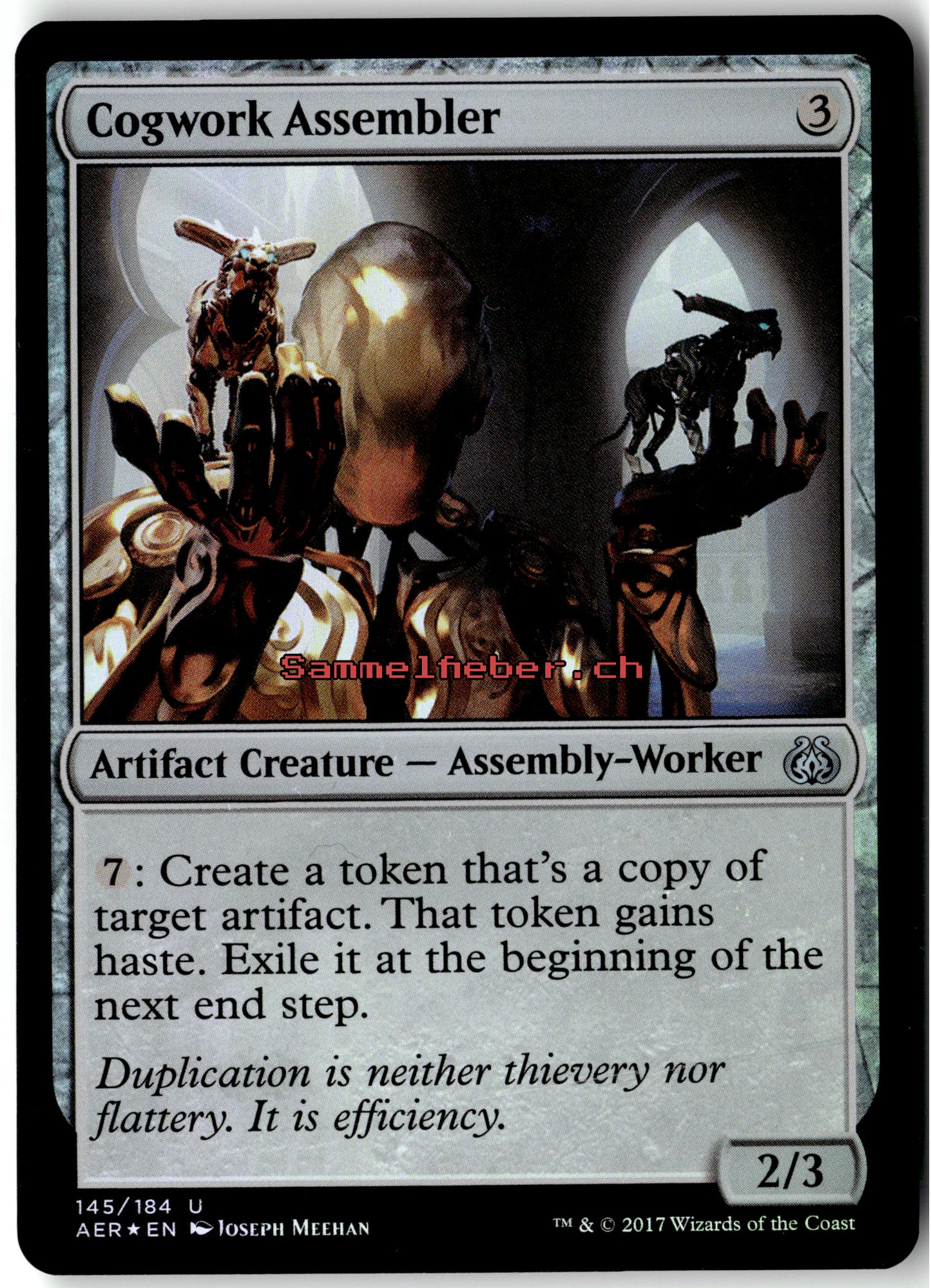 Cogwork Assembler – Vorderseite