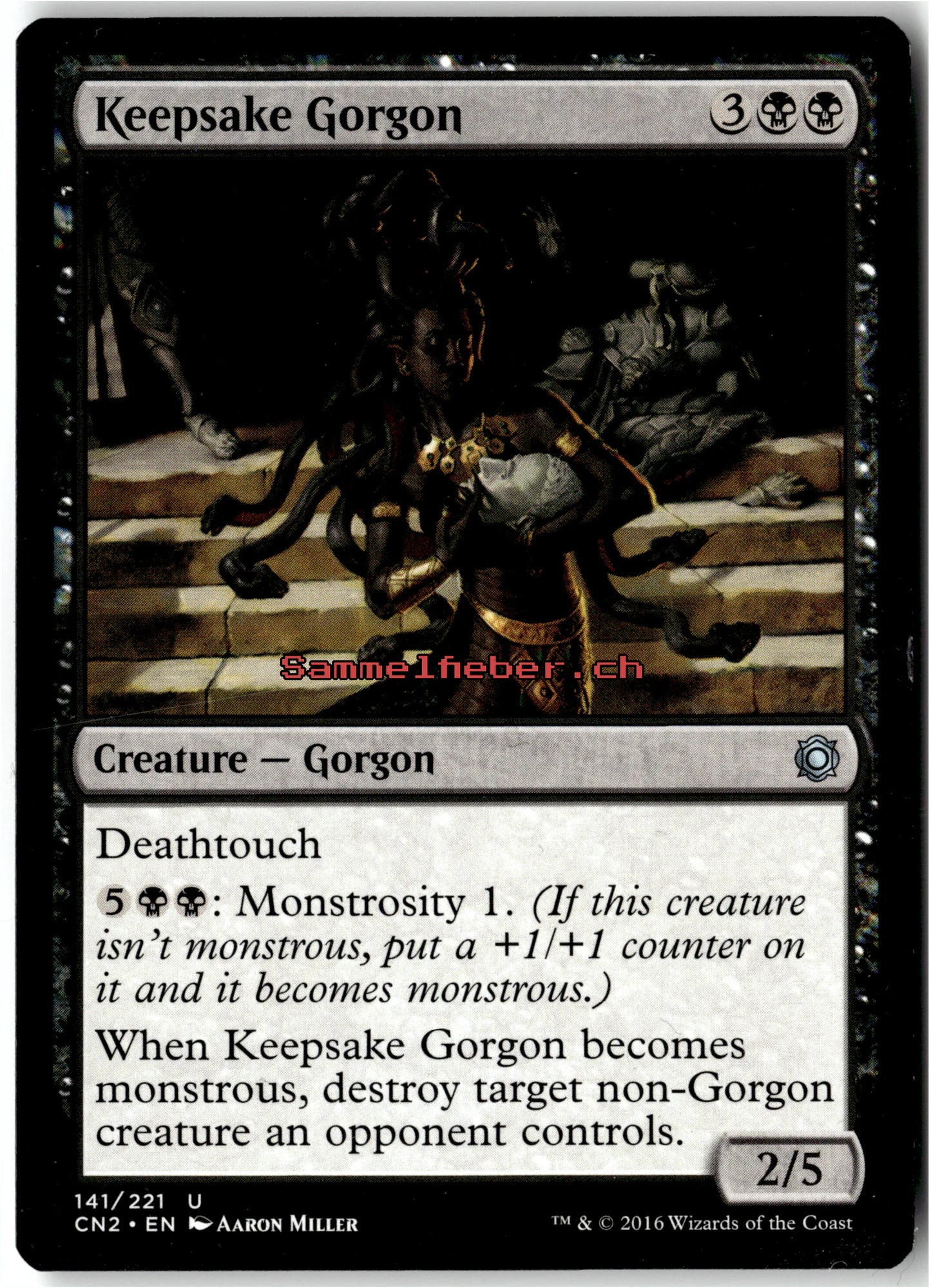 Keepsake Gorgon – Vorderseite