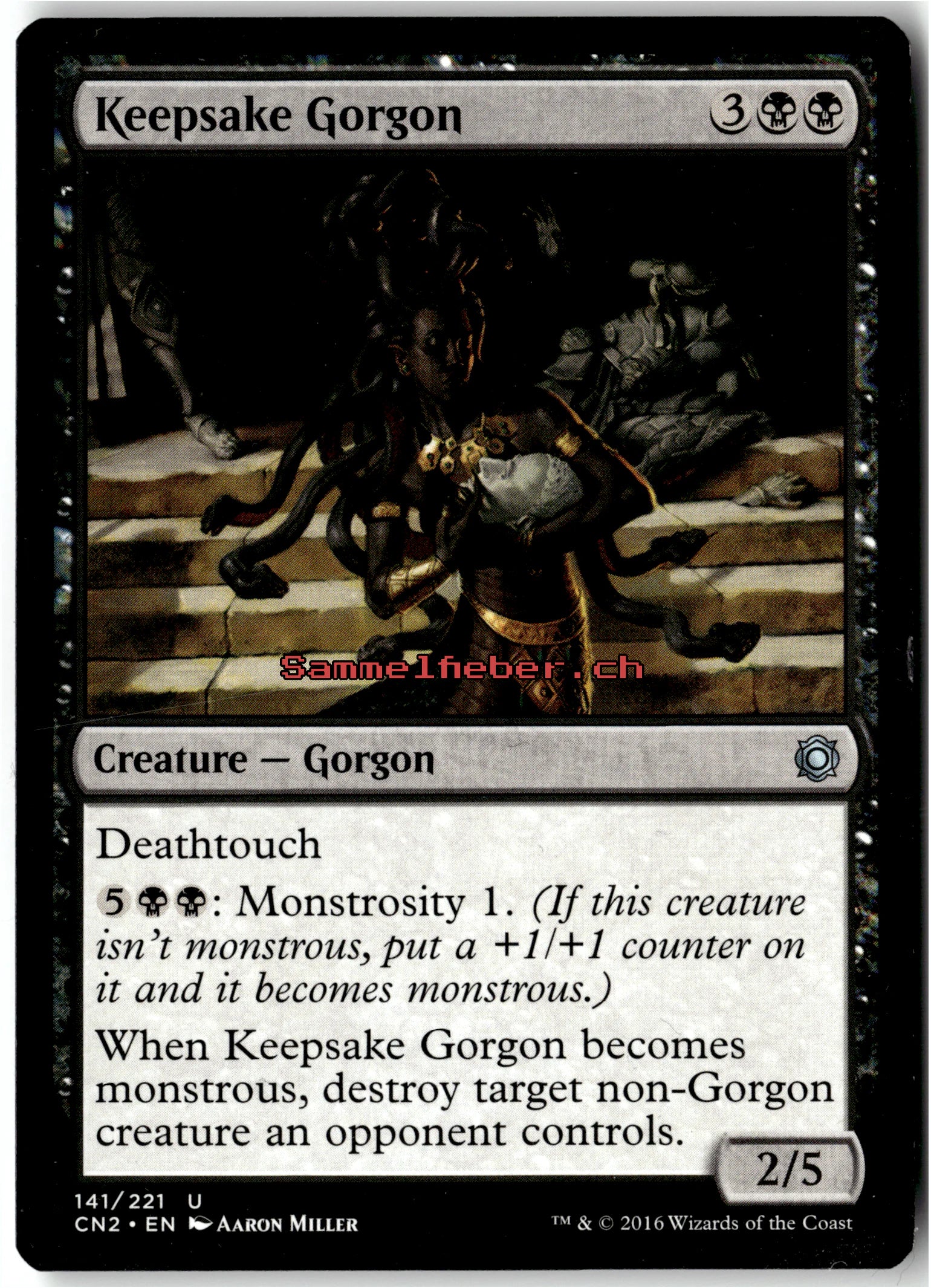 Keepsake Gorgon – Vorderseite