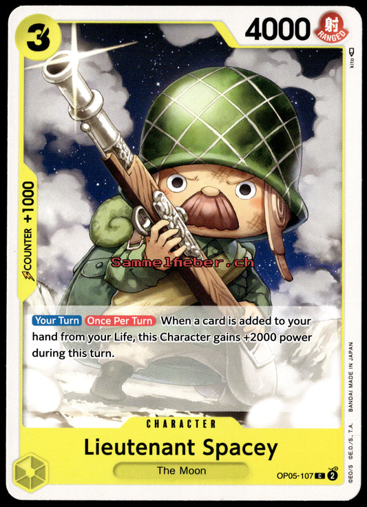 Lieutenant Spacey – Vorderseite