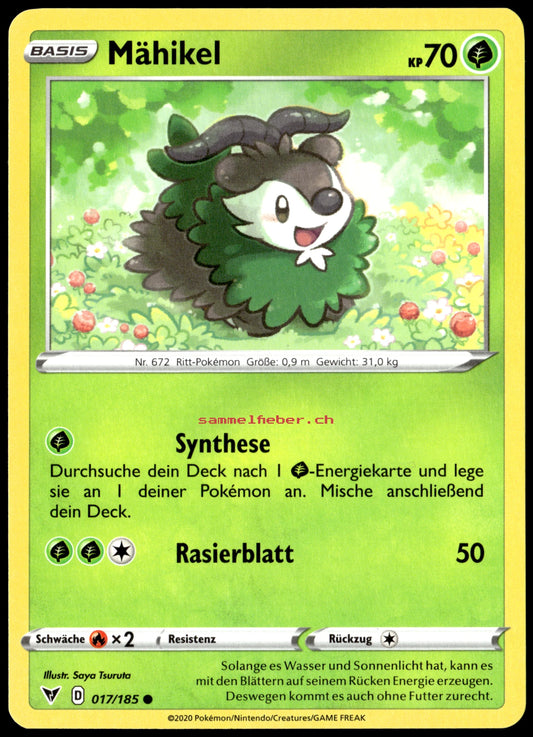 SWSH4-017 Mähikel Common (NM) Deutsch