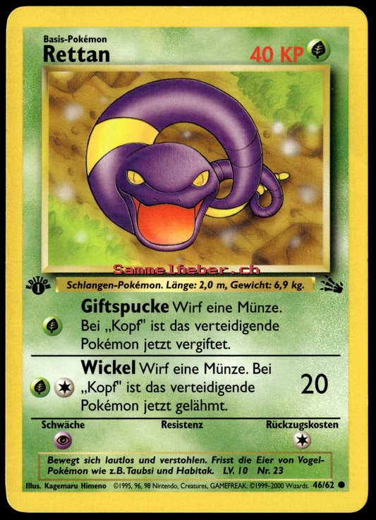 Rettan 46/62 Fossil - Vorderseite