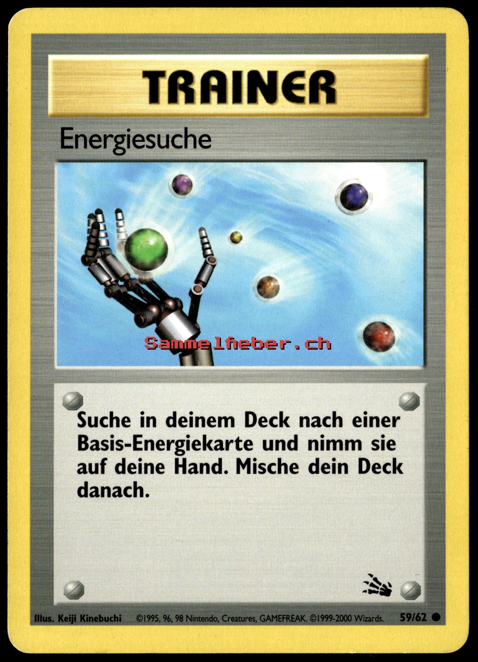 Energiesuche – Vorderseite
