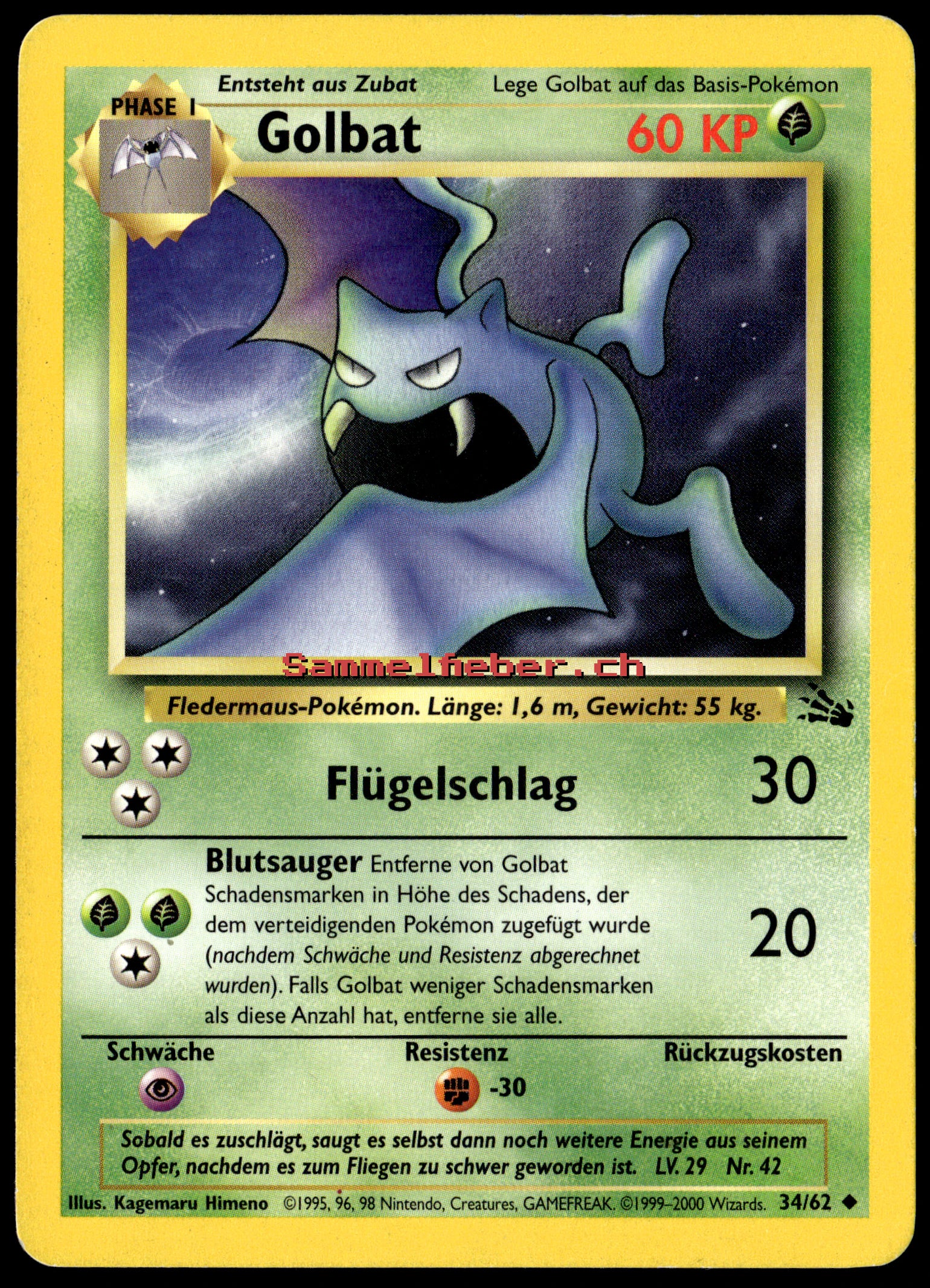 Golbat – Vorderseite