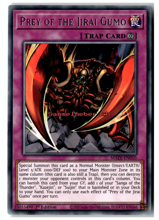 Prey of the Jirai Gumo – Vorderseite