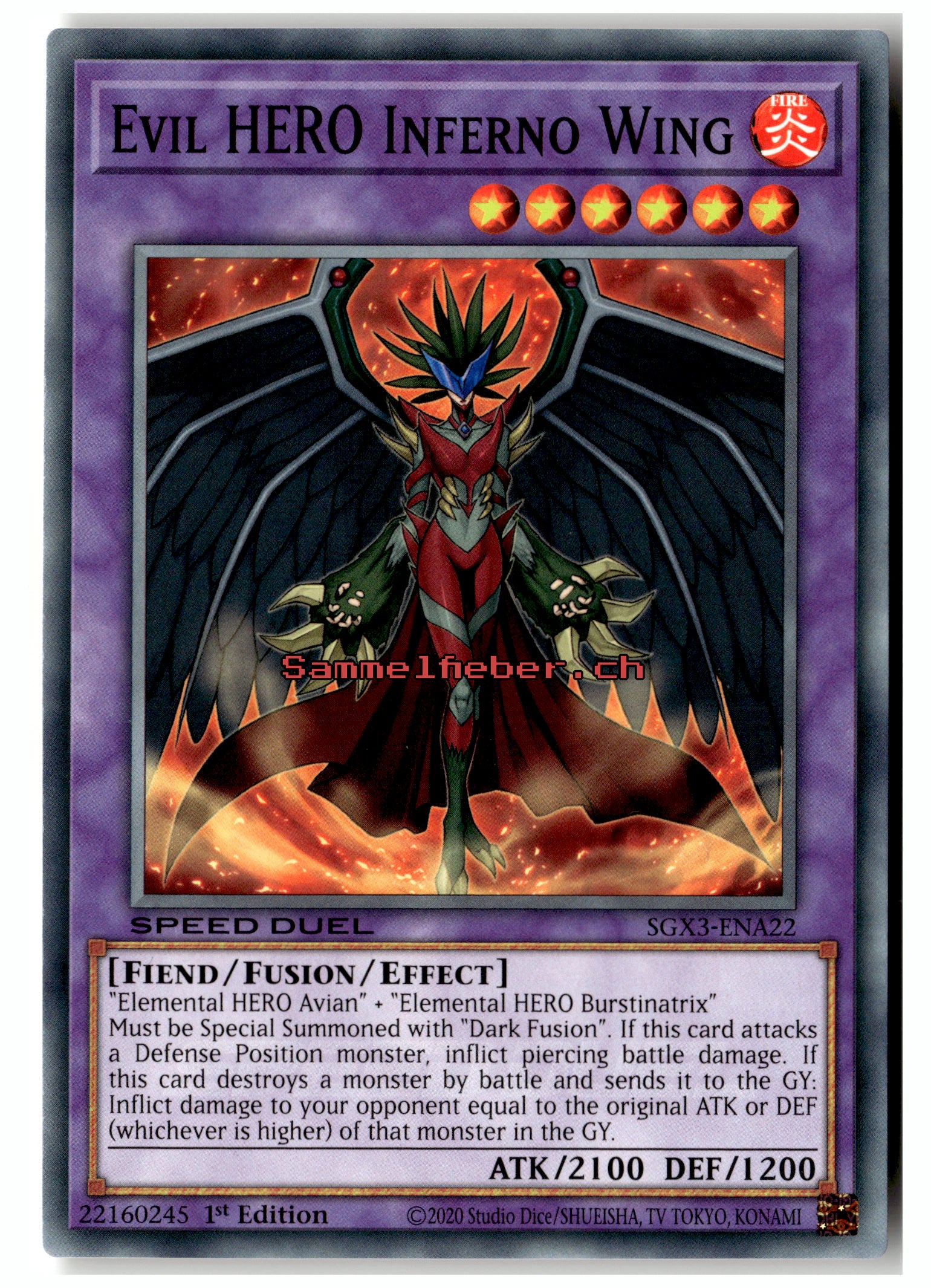Böser HELD Inferno Wing – Vorderseite