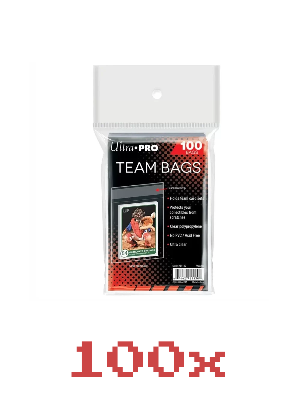 100 Ultra PRO Team Bags